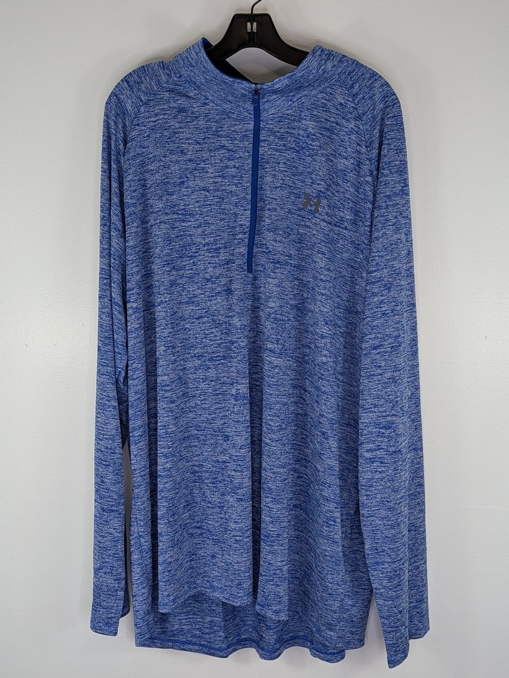 Under Armour Pullover Mens 4XL Loose Fit UA Tech 2.0 1/2 Zip Long Sleeve Blue